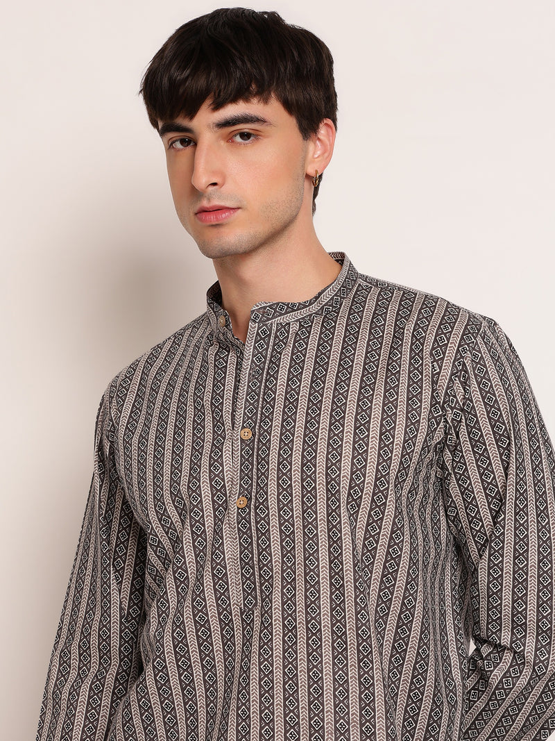 Classic Ethnic Print Kurta
