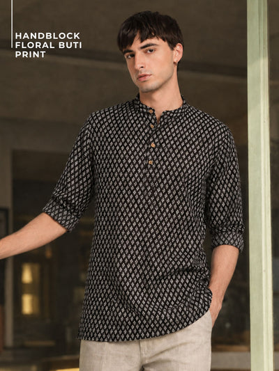 Minimal Polka Dot Printed Kurta