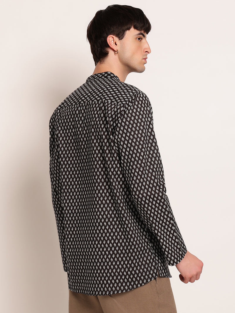 Minimal Polka Dot Printed Kurta