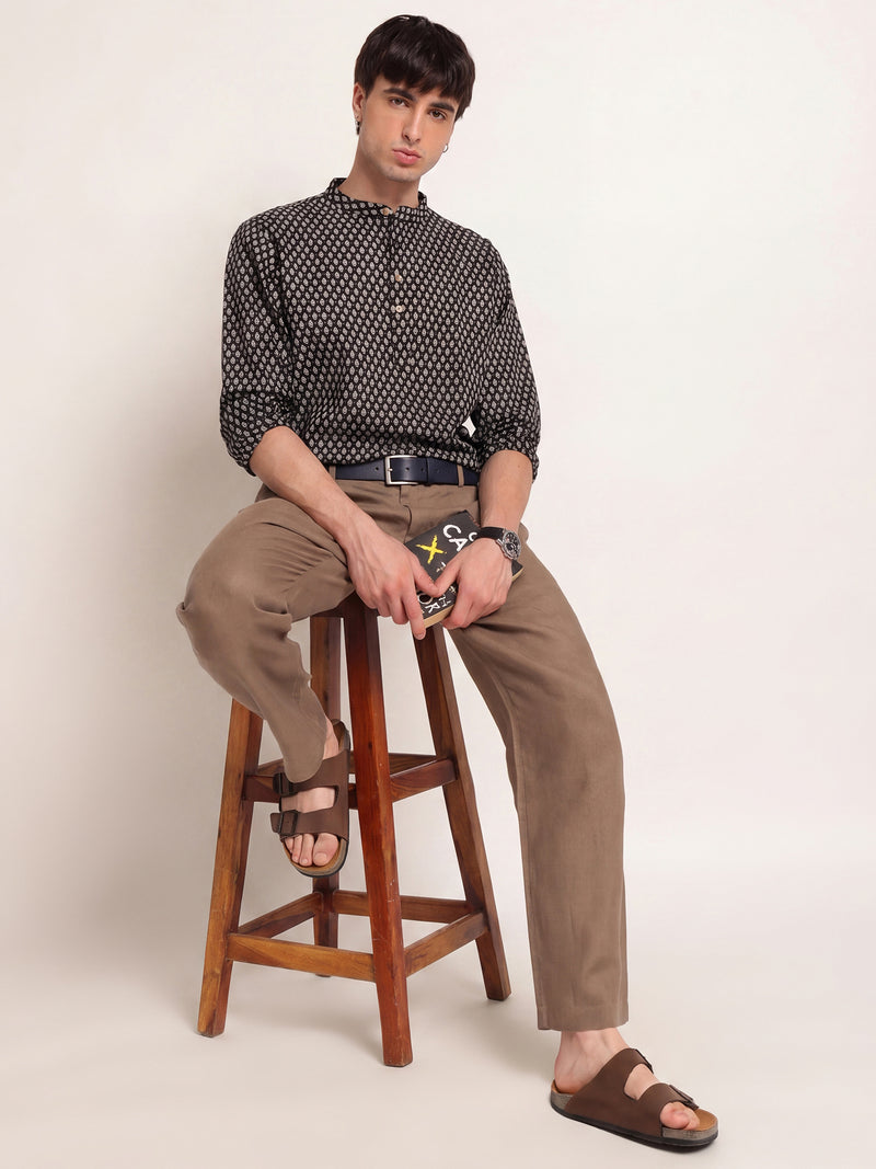 Minimal Polka Dot Printed Kurta