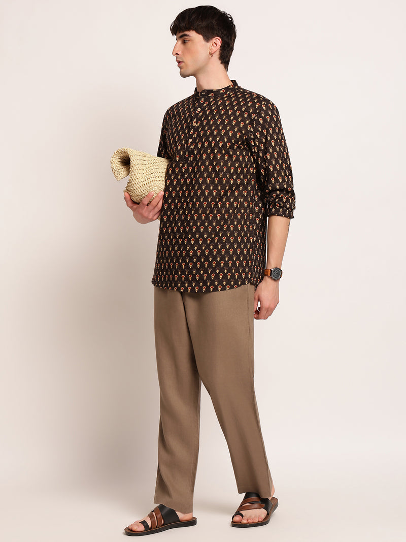 Minimal Block Printed Kurta