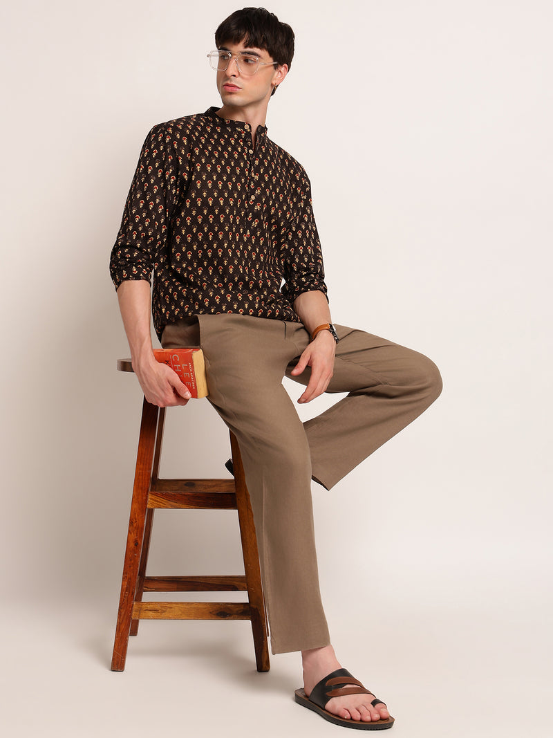 Minimal Block Printed Kurta