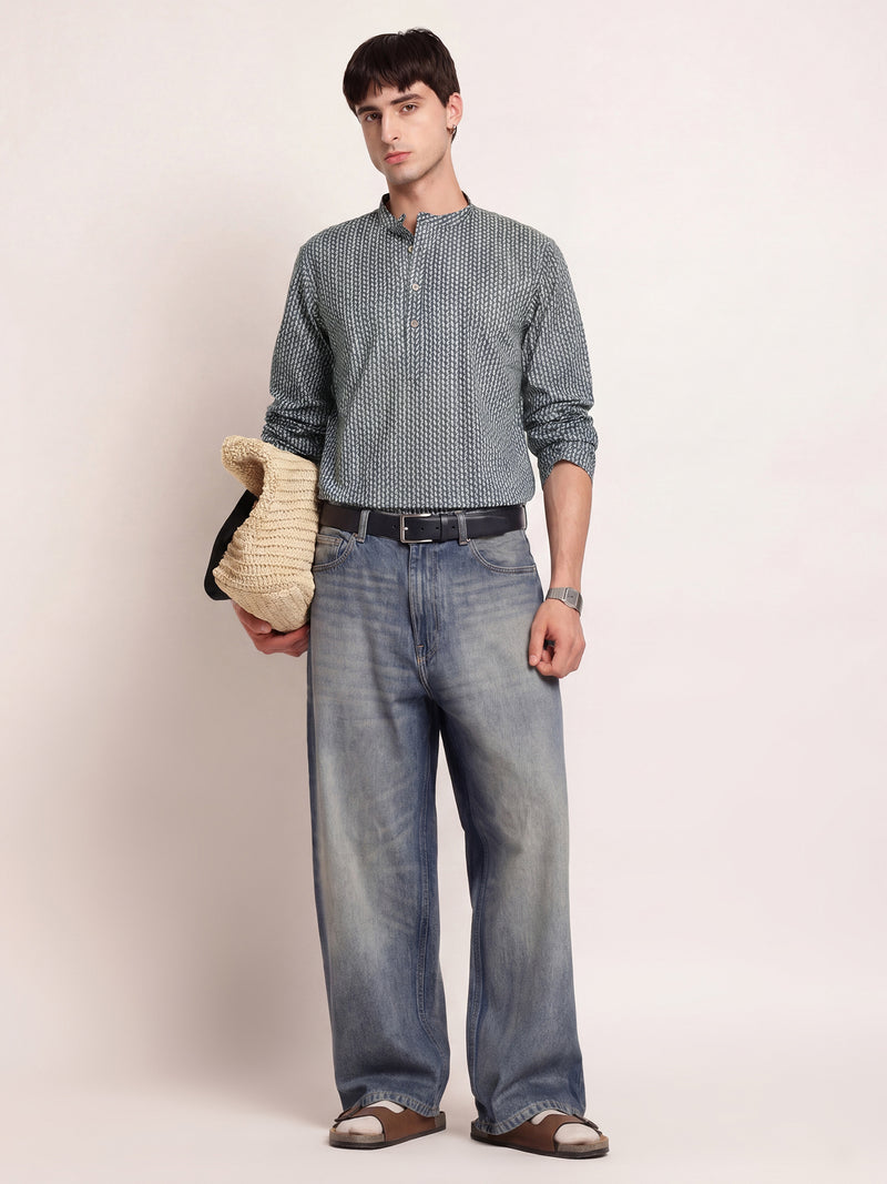Subtle Pattern Everyday Kurta