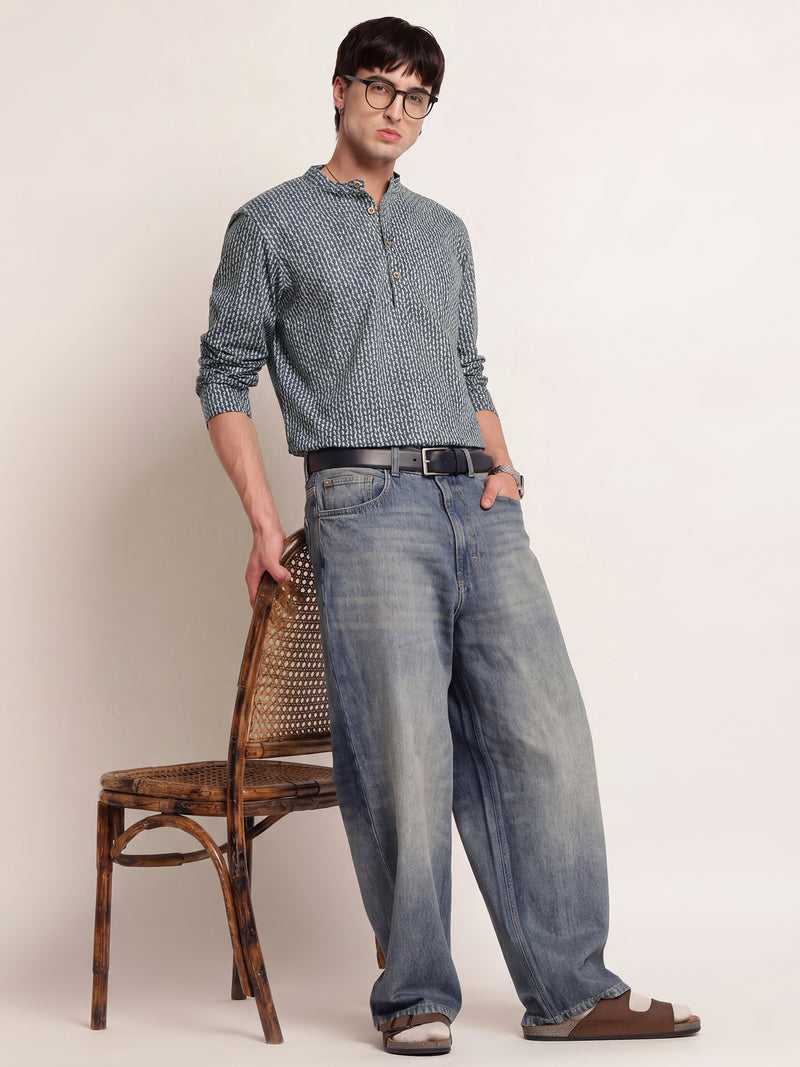 Subtle Pattern Everyday Kurta