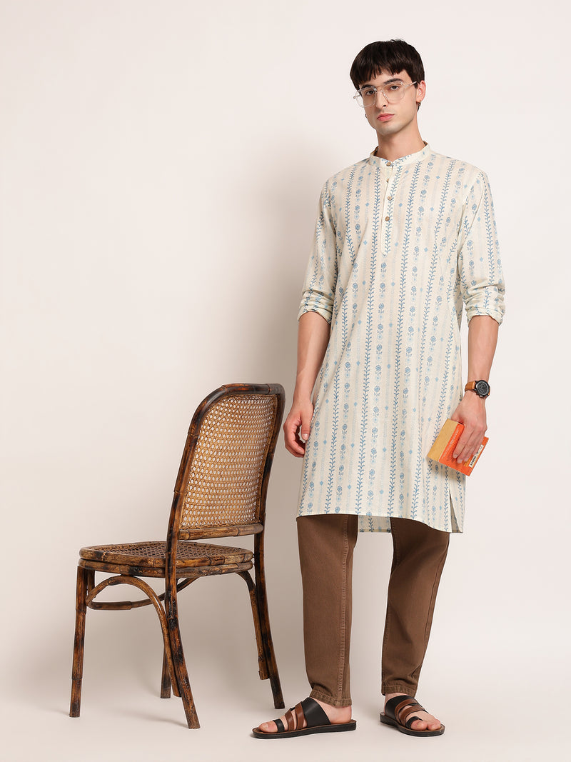 Elegant Ethnic Printed Long Kurta