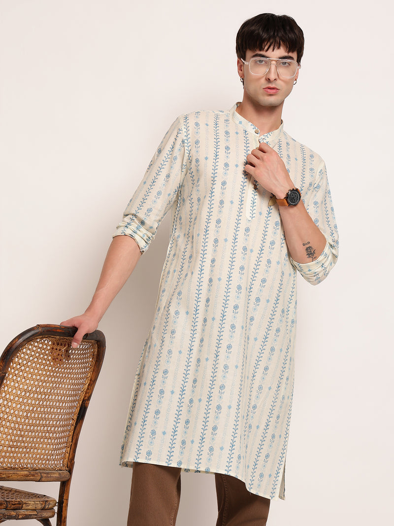 Elegant Ethnic Printed Long Kurta