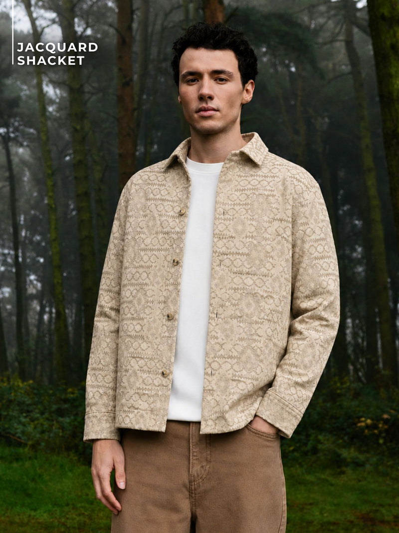 Jacquard Oversized Shacket