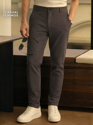 Slate Grey: Casual Chinos