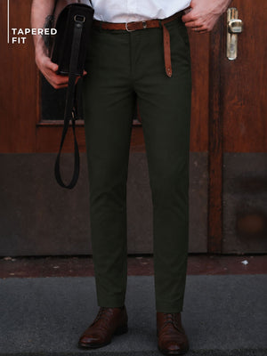 Straight Fit Formal Trousers