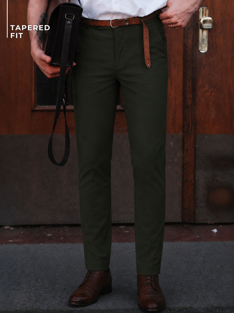 Straight Fit Formal Trousers