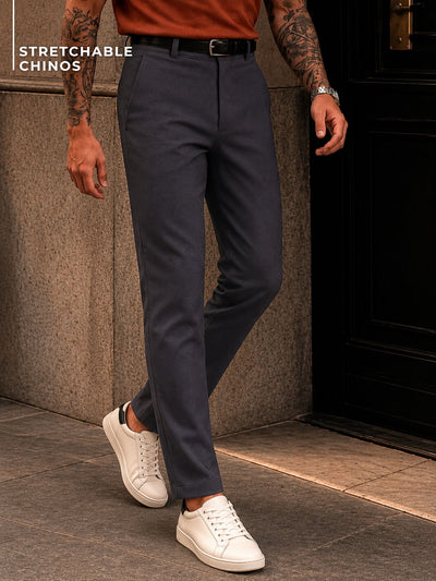 Straight Fit Stretchable Chinos