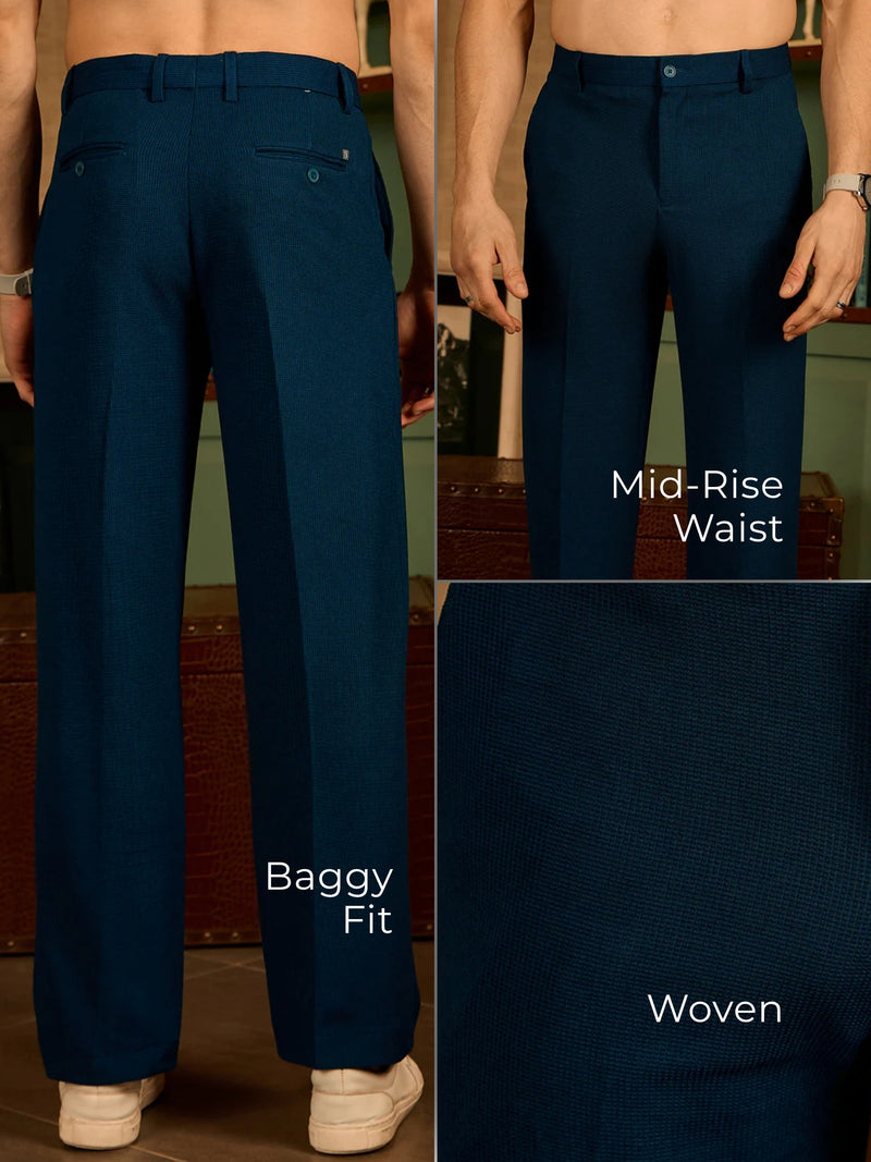 Korean Baggy Fit Stretchable Trouser