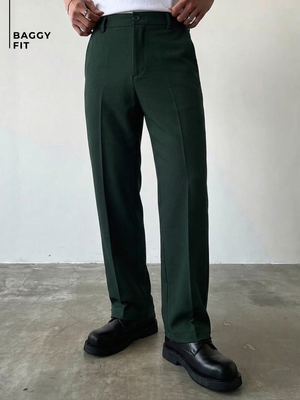 Korean Baggy Fit Stretchable Trouser