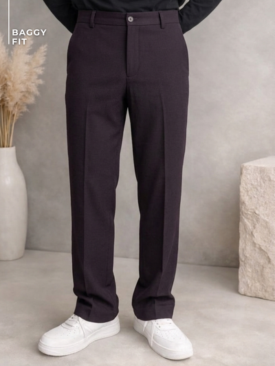 Korean Baggy Fit Stretchable Trouser