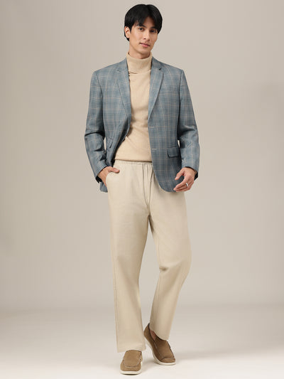 Nude Linen Casual Trouser
