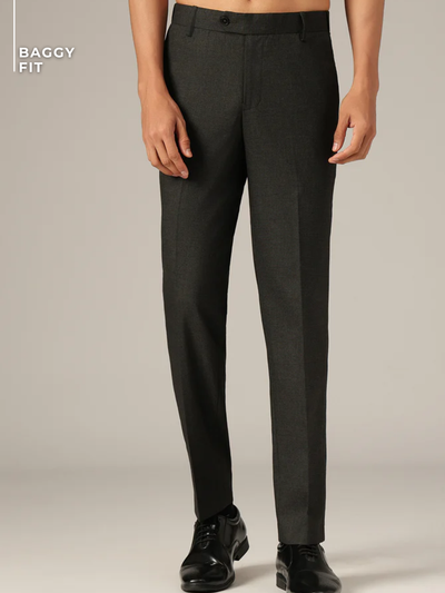 Flexi Waist Checkered Trouser