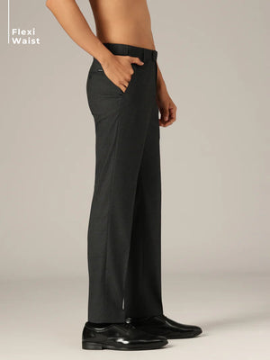 Flexi Waist Checkered Trouser