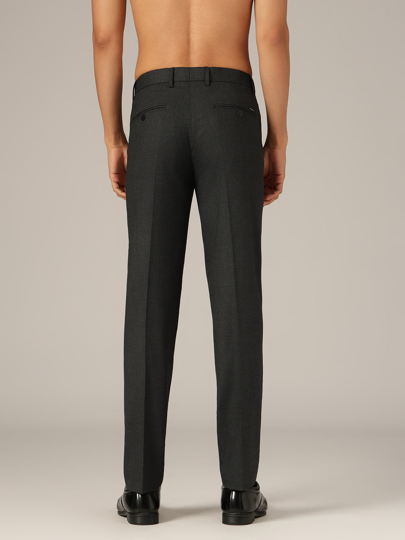 Blue: Checkered Flexi Waist Baggy Fit Korean Trouser