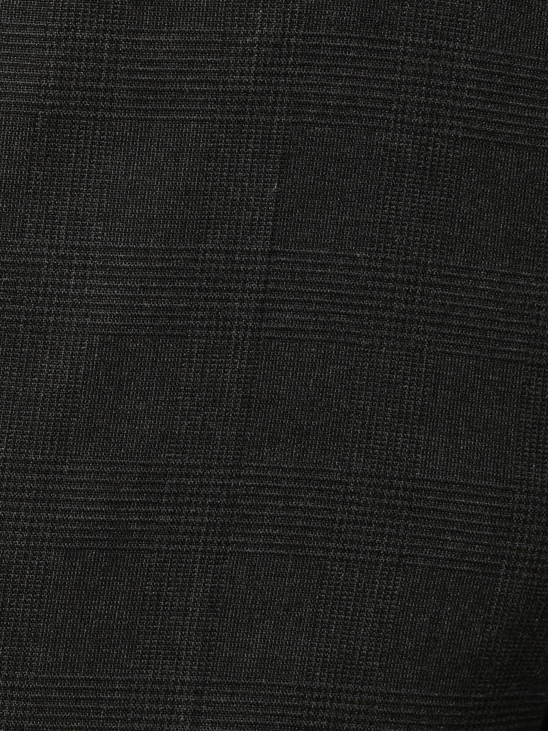 Blue: Checkered Flexi Waist Baggy Fit Korean Trouser