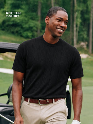 Relaxed Knitted T-Shirt