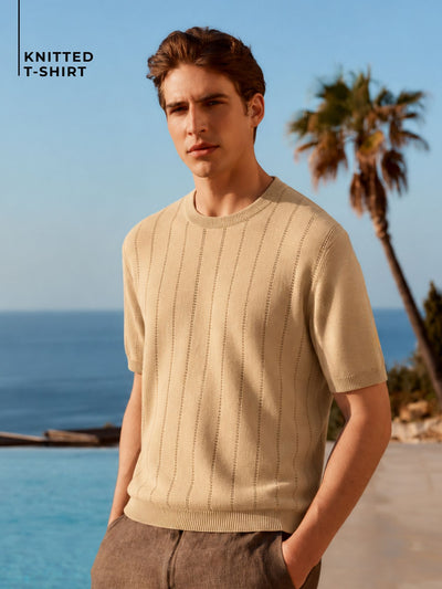 Relaxed Knitted T-Shirt
