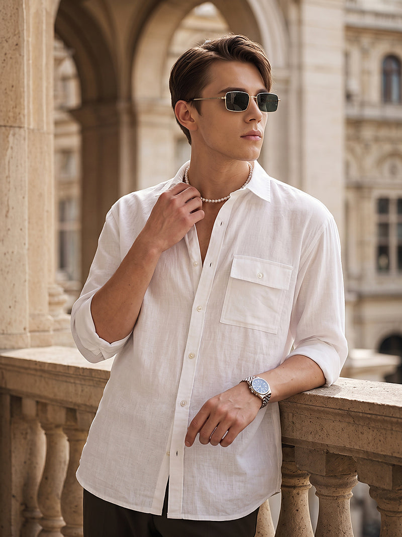 Oversized Flap Pocket Shirt