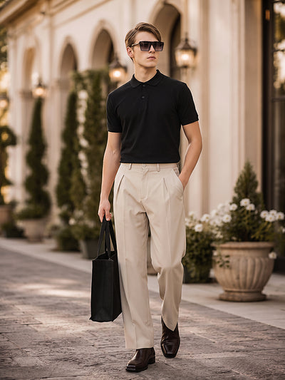 Korean Pleated Pant - Wide Leg