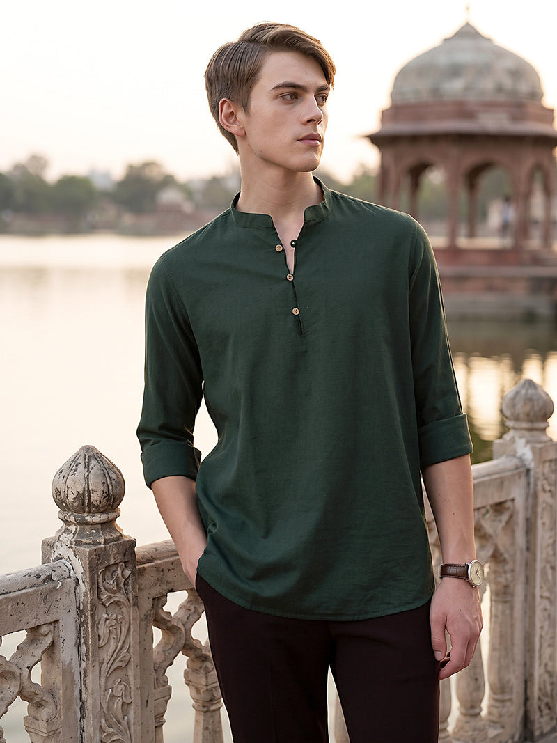Mandarin Everyday Short Kurta
