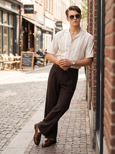 Korean Pleated Pant - Wide Leg