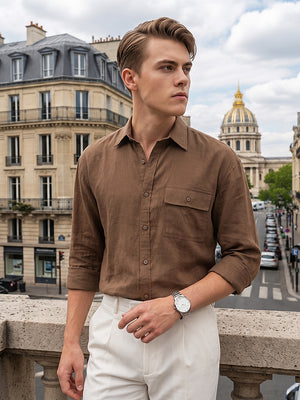 Oversized Flap Pocket Shirt