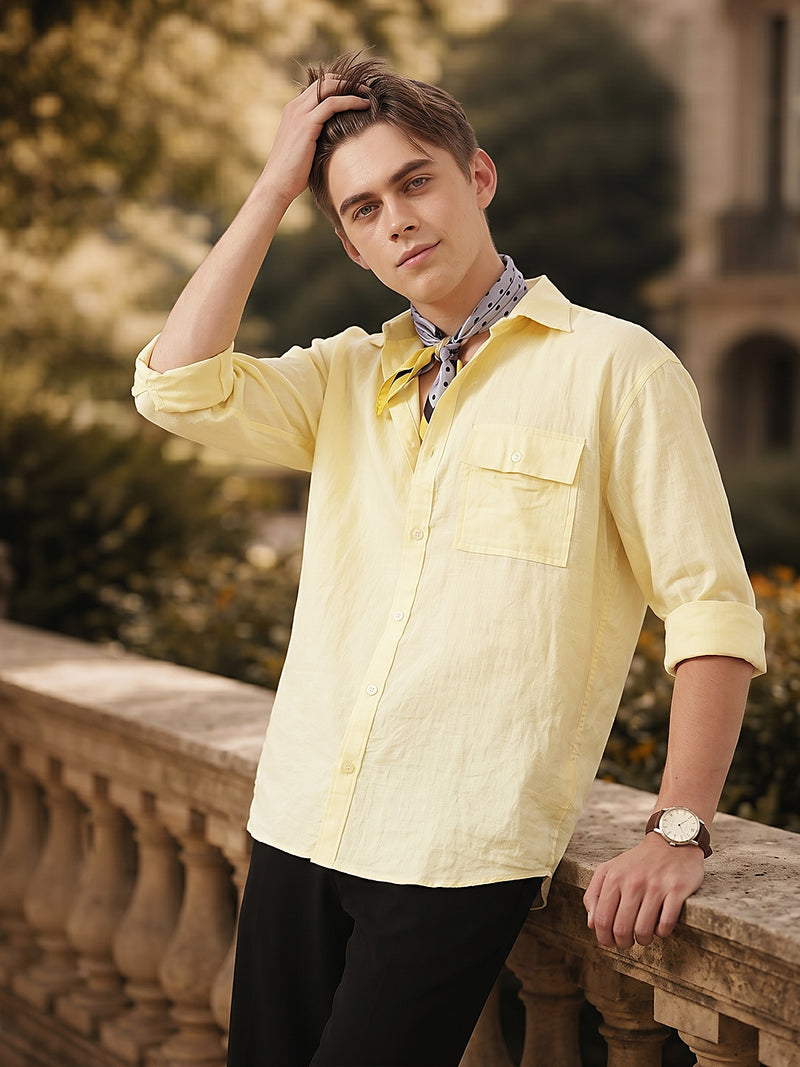 Oversized Flap Pocket Shirt