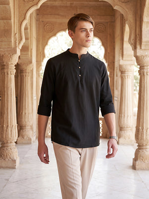 Mandarin Everyday Short Kurta