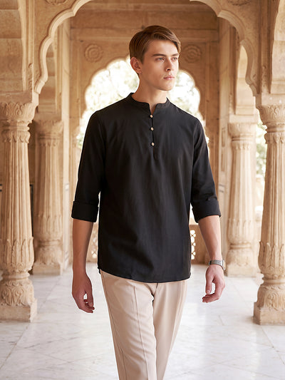 Mandarin Everyday Short Kurta