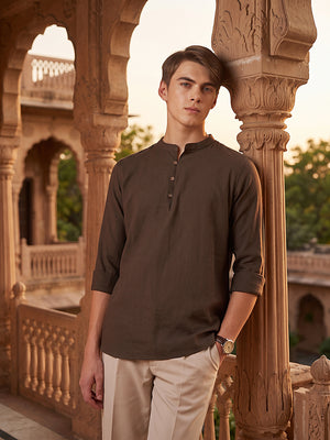 Mandarin Everyday Short Kurta