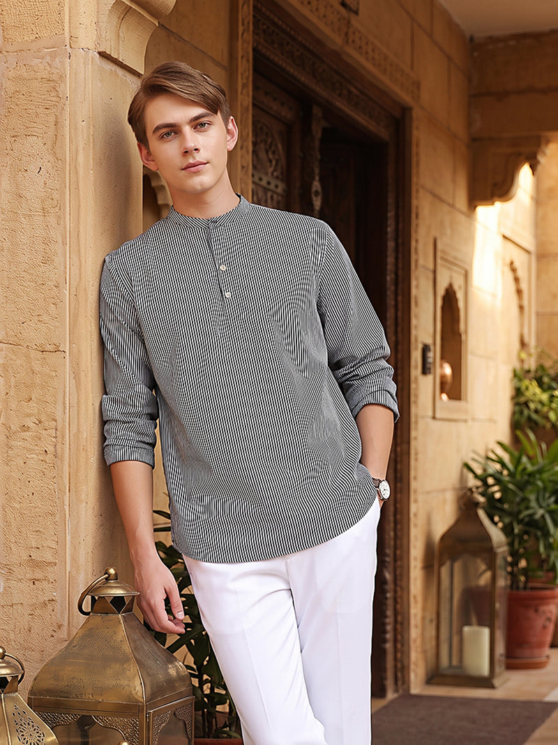 Mandarin Everyday Short Kurta