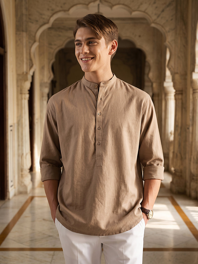 Mandarin Everyday Short Kurta