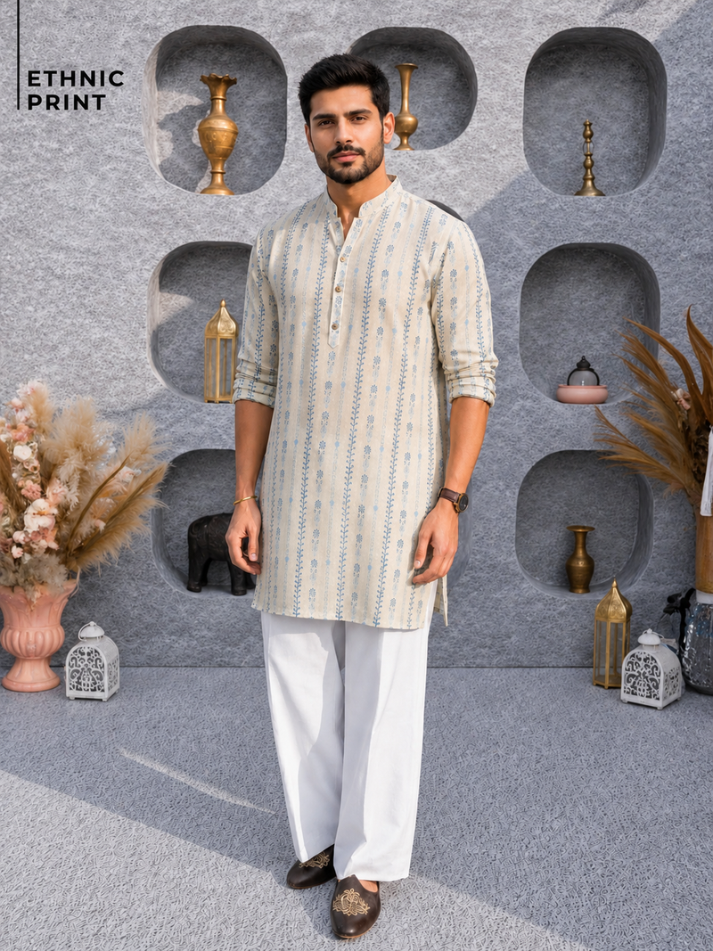 Elegant Ethnic Printed Long Kurta