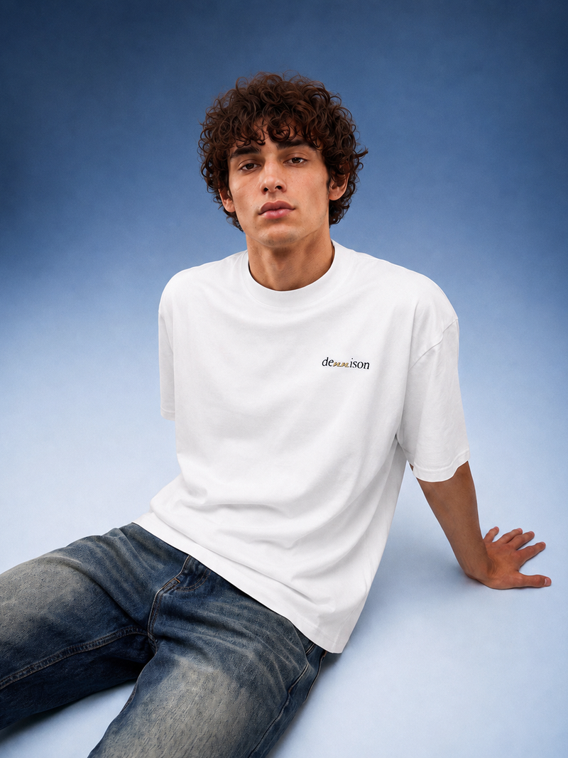 Oversized Graphic Back Print T-Shirt