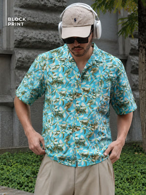 Block Printed Cotton Shirt