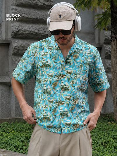 Block Printed Cotton Shirt