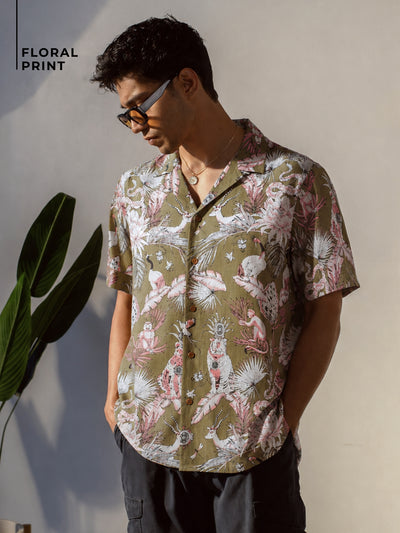 Oversized Printed Shirt