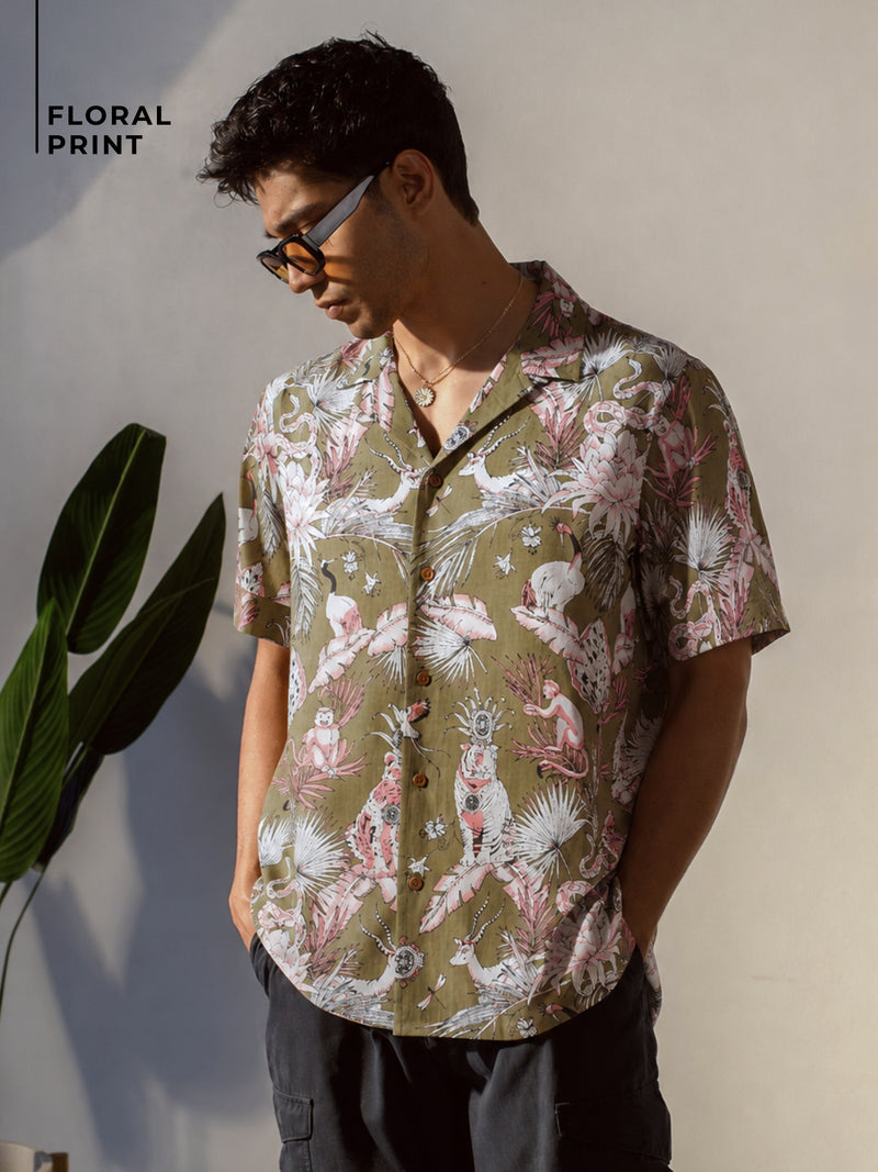 Oversized Printed Shirt