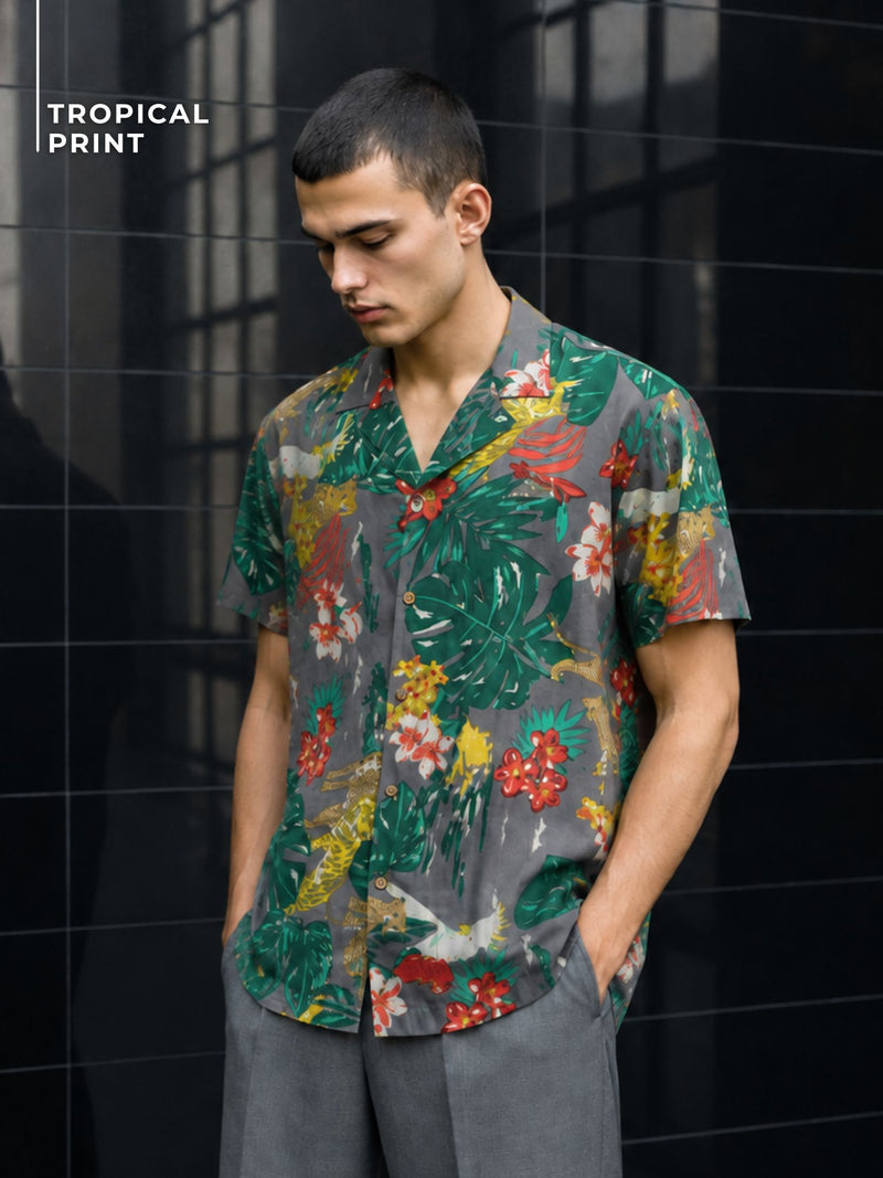 Tropical Printed Shirt