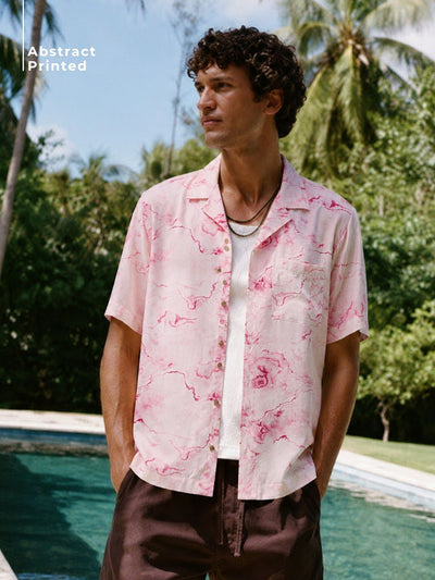 Pink Oversized Casual Shirt