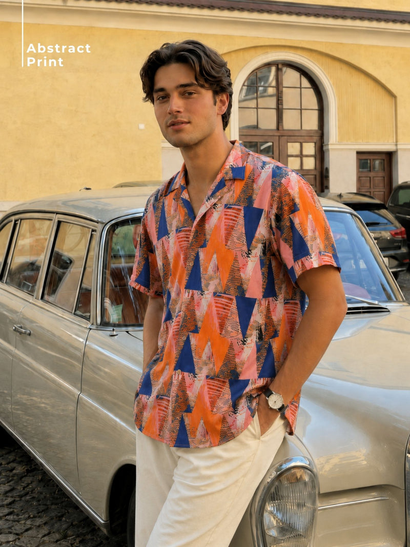 Oversized Printed Shirt