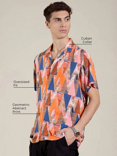 Oversized Printed Shirt