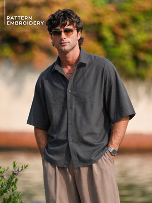 Minimal Embroidered Shirt