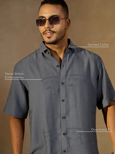 Minimal Embroidered Shirt