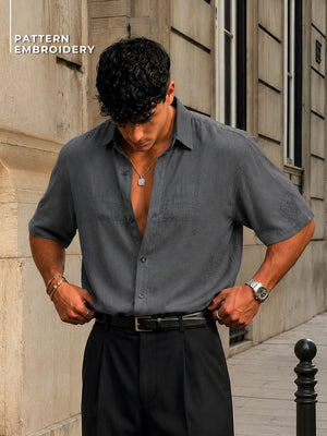 Minimal Embroidered Shirt