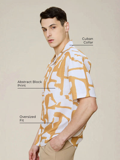 Colourblocked Oversized Shirt